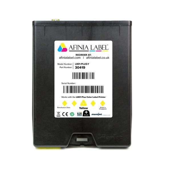 5er Set Tintenkartuschen Gelb Afinia L801 plus